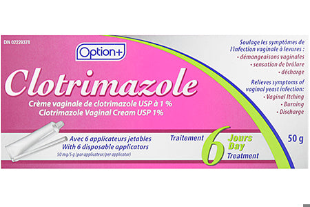 OPTION+ VAGINAL CR CLOTRIMAZOLE 1% 50G