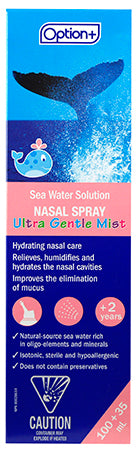OPTION+ NASAL SPRAY SEA WATER ULTRA DELICATE 135ML