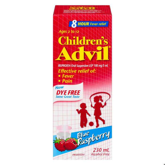 ADVIL CHILDREN BLUE RASPBERRY LIQ 230ML