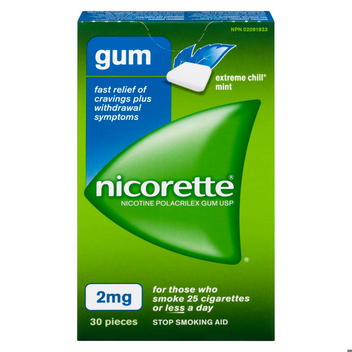 NICORETTE GUM 2MG EX CH