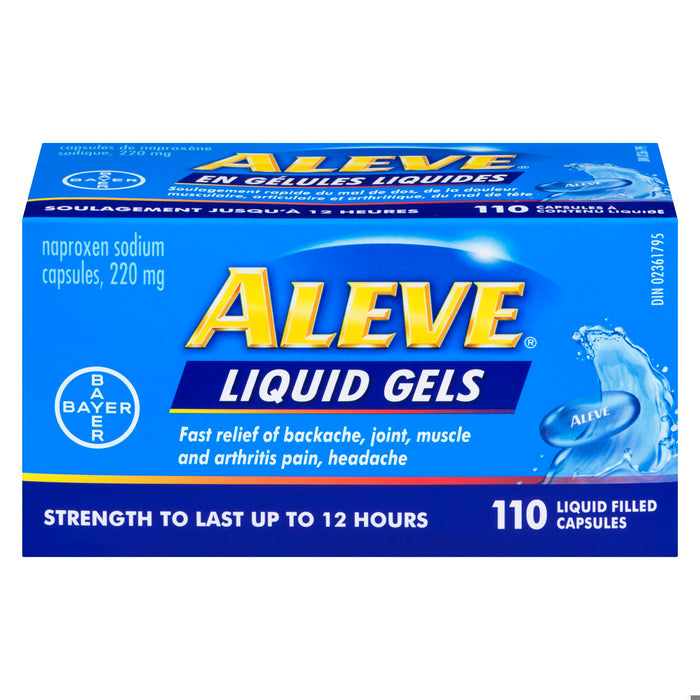 ALEVE LIQUID GELS 220MG 110
