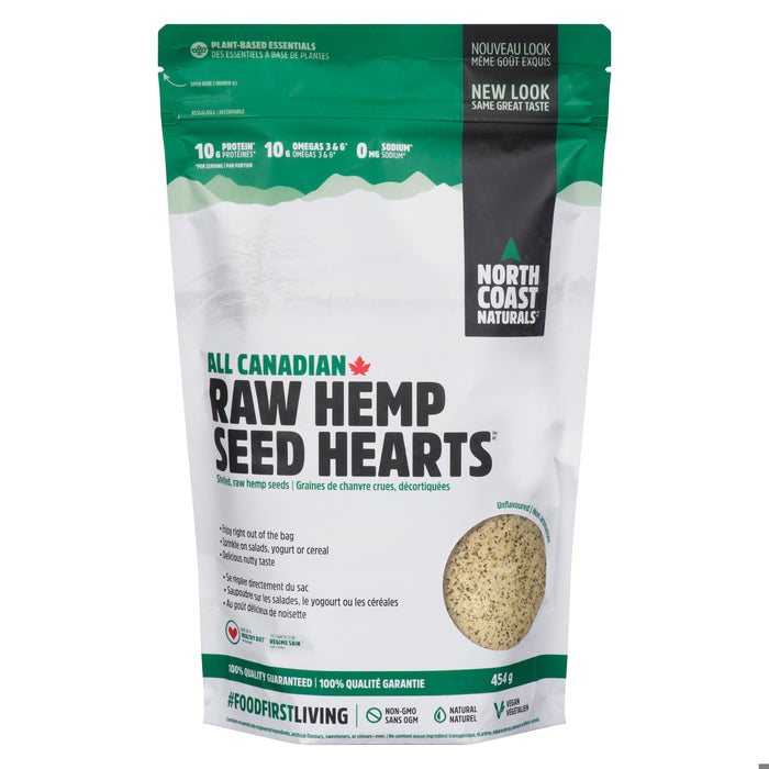 NCN RAW HAMP SEEDS SHELLED 454G