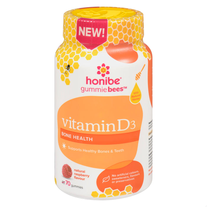 HONIBE HONEY GUMMIES VITAMIN-D3 70