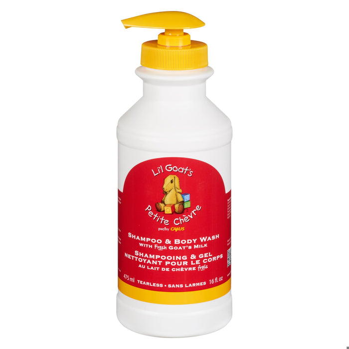 CANUS LI'L GOATS MILK SHP&BODY WASH 475ML