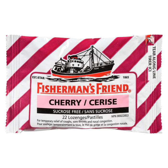 FISHERMANS LOZ SUGAR FREE CHERRY 22
