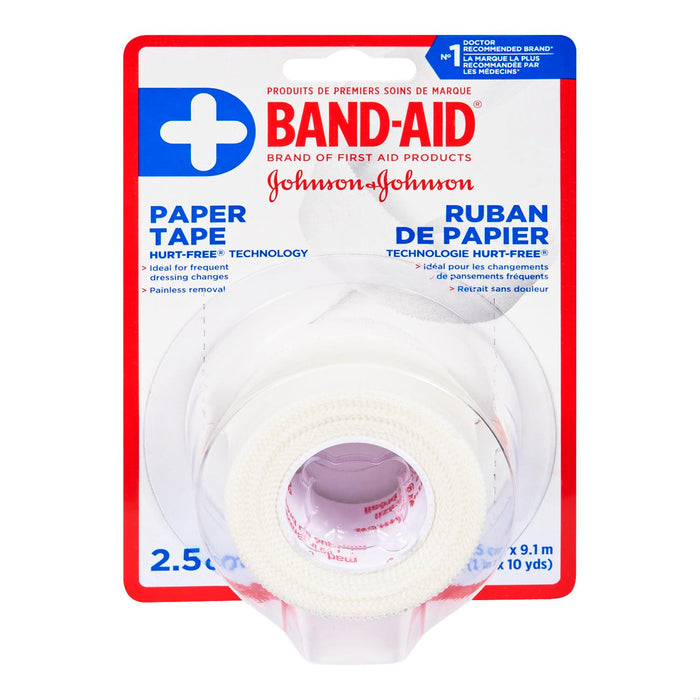 BAND-AID JJ PAPER TAPE 1"X10YD