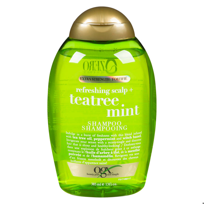 OGX SHP MINT TEA TREE 385ML
