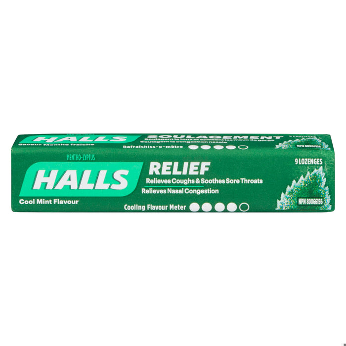 HALLS COUGH TB COOLMINT 9PC