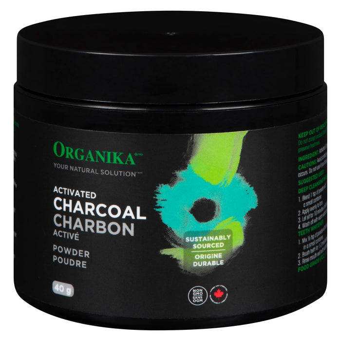 ORGANIKA ACTIVATED CHARCOAL PD 40G