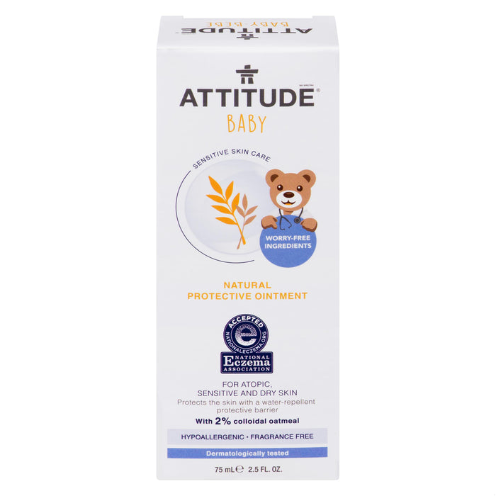 ATTITUDE OINTMENT PROTECTIVE NATURAL BABY 75ML