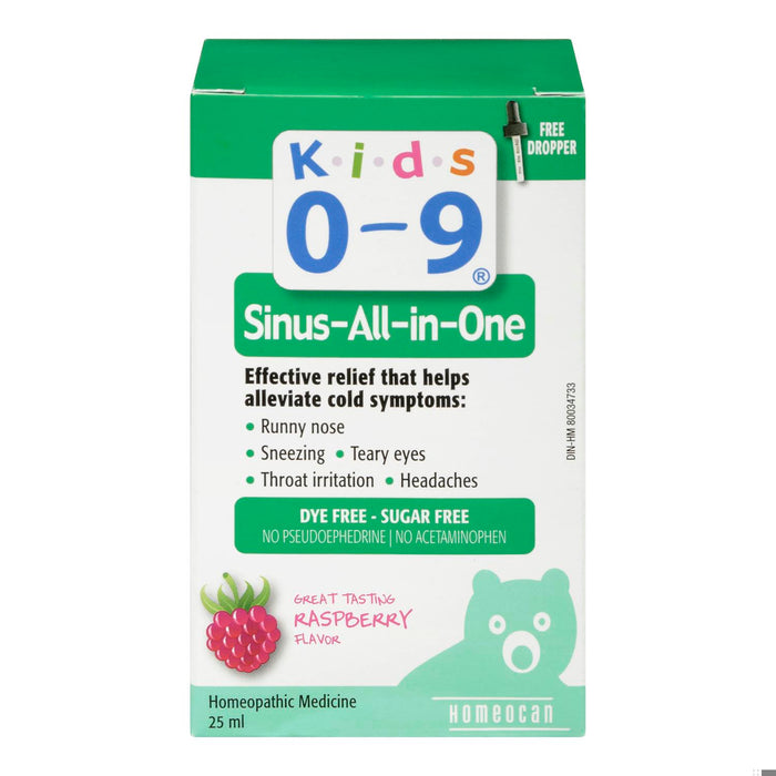 KIDS 0-9 SINUS ALL IN ONE SYRUP 25ML