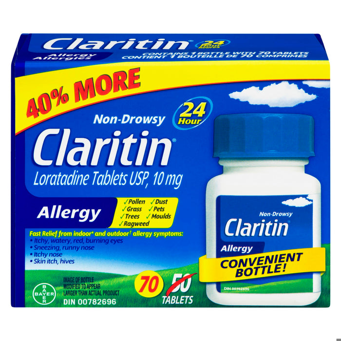 CLARITIN TB 10MG BNS 50+20