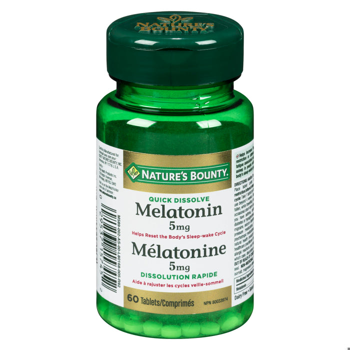 NATURE'S BOUNTY MELATONIN TB 5MG 60