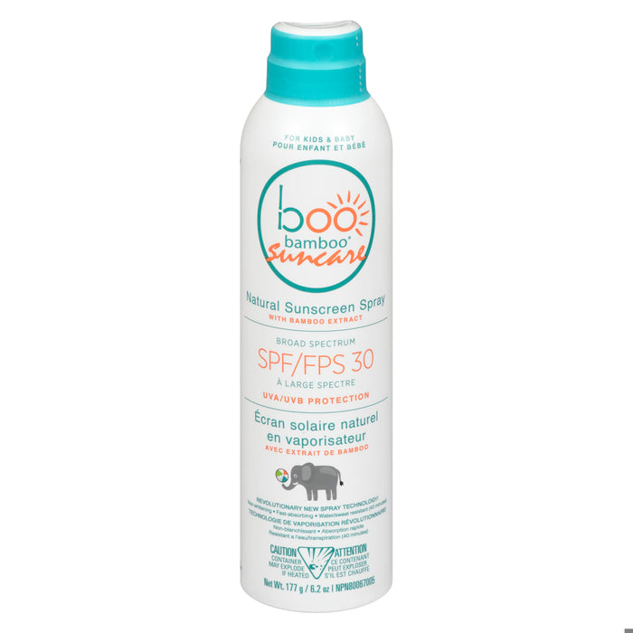 BOO BAMBOO KIDS & BABY SUNSCREEN SPRAY SPF 30 177G