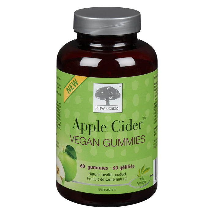 NEW NORDIC APPLE CIDER VINEGAR 60 GUMMIES