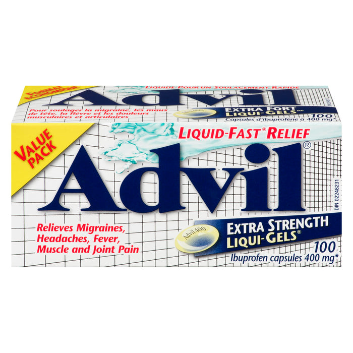 ADVIL LIQUI-GELS XST CAPS 400MG 100
