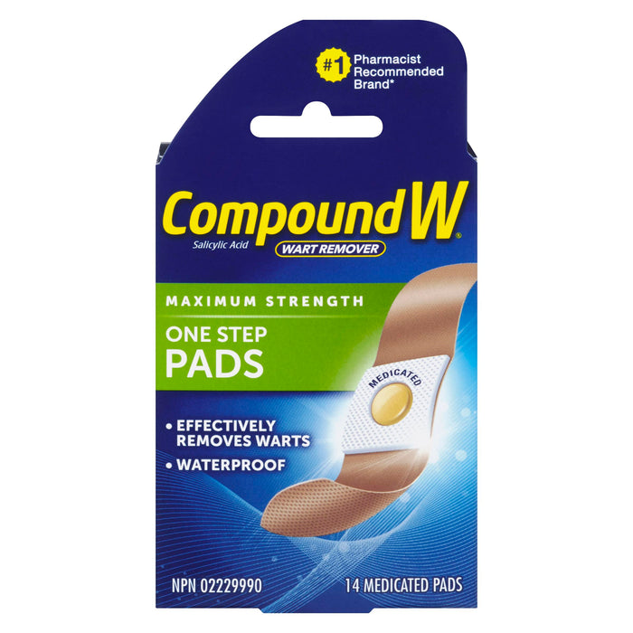 COMPOUND W ONE STEP PADS 14
