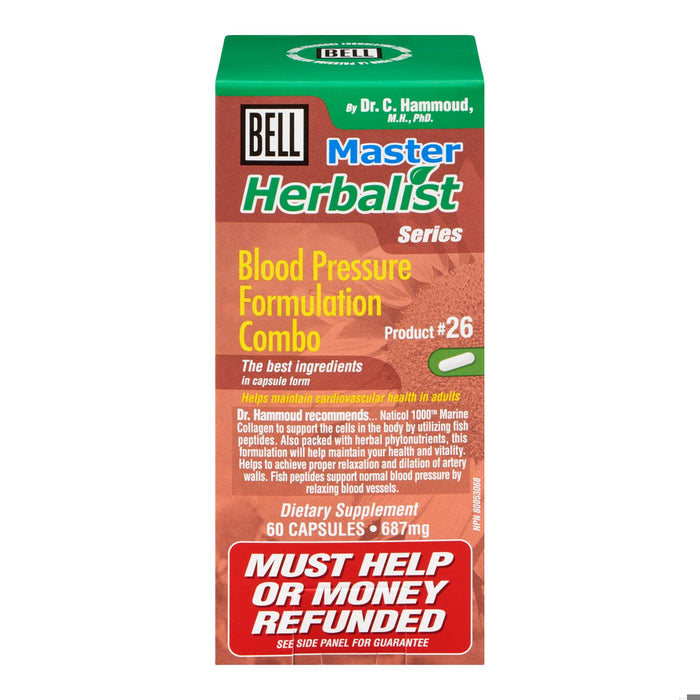 BELL BLOOD PRESSURE FORMULA 60 CAPS