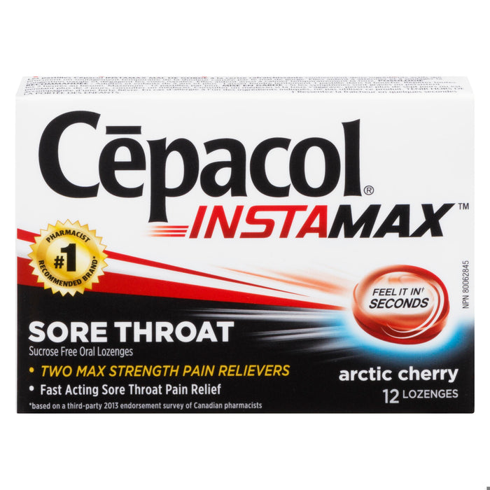 CEPACOL INSTAMAX LOZ CHERRY 12