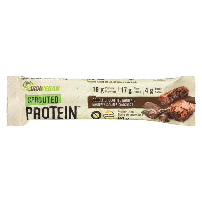 IRON VEGAN SPROUTED PROTEIN BAR CHOCOLATE 64G