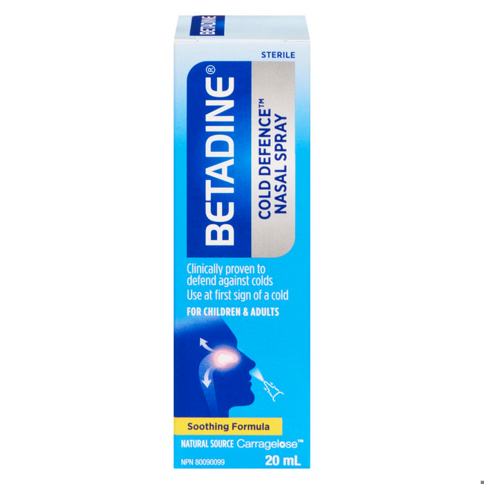 BETADINE COLD DEFENSE NASAL SP 20ML