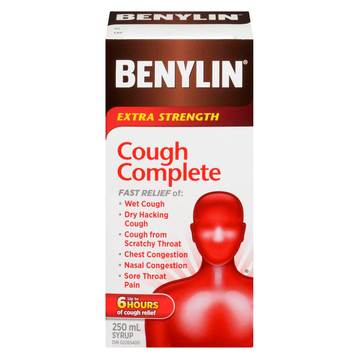 BENYLIN SYR DM-D-E XSTRENGTH COUGH COMPLETE 250ML