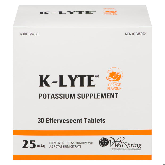 K-LYTE ORANGE TB 25MEQ 30