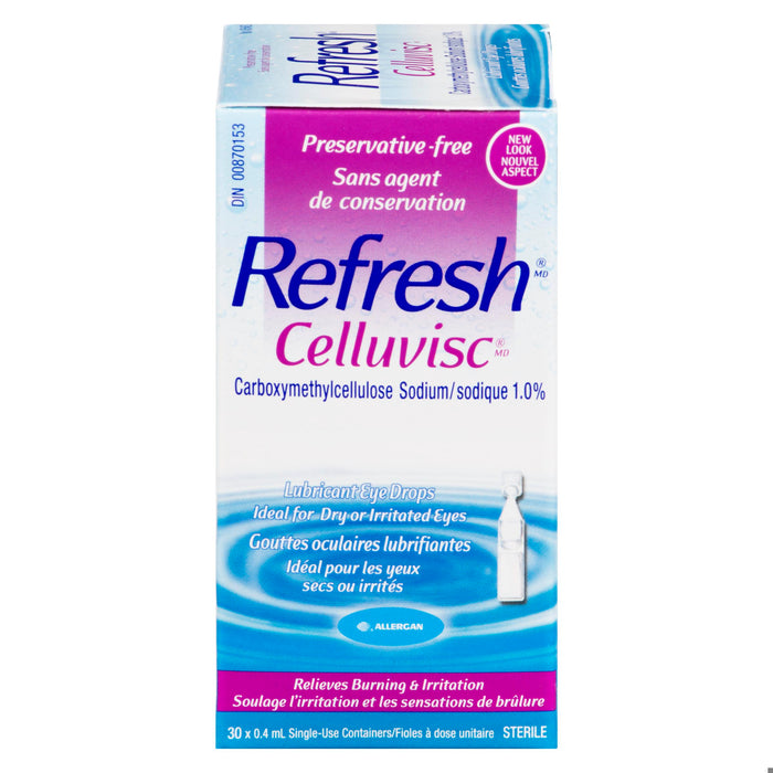 CELLUVISC LUBRICANT OPTIC SOLUTION 1% 30X0.4ML