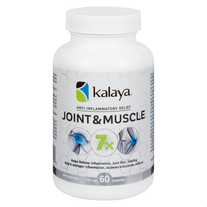 KALAYA JOINT AND MUSCLE 7X SUPPLEMENT CAPS 60