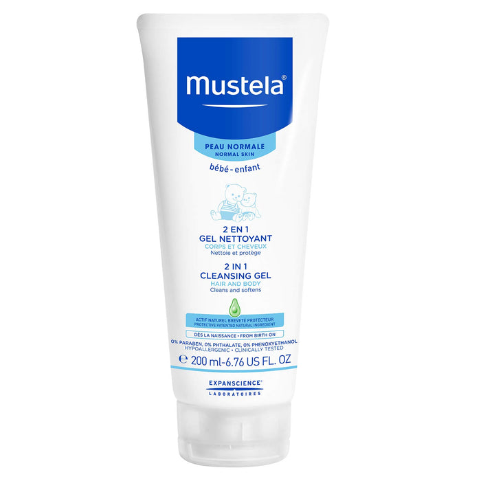 Mustela Baby 2-in-1 Hair and Body Cleansing Gel 200ml