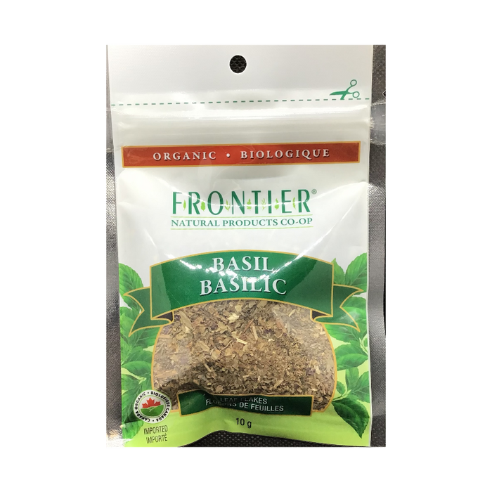 Organic Basil Leaf 10g Frontier