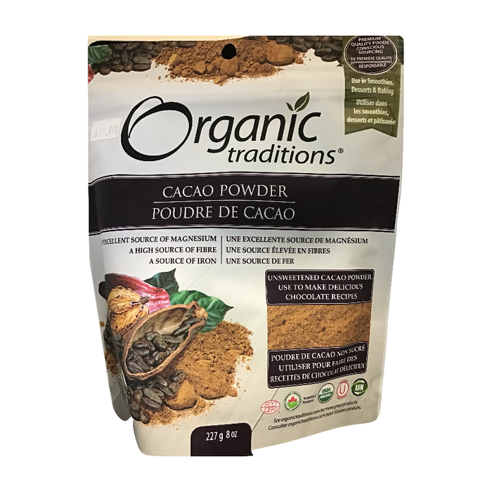 Cacao Powder 227g Organic Traditions