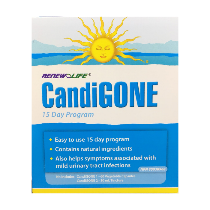 CandiGONE 15 Day Program Renew Life