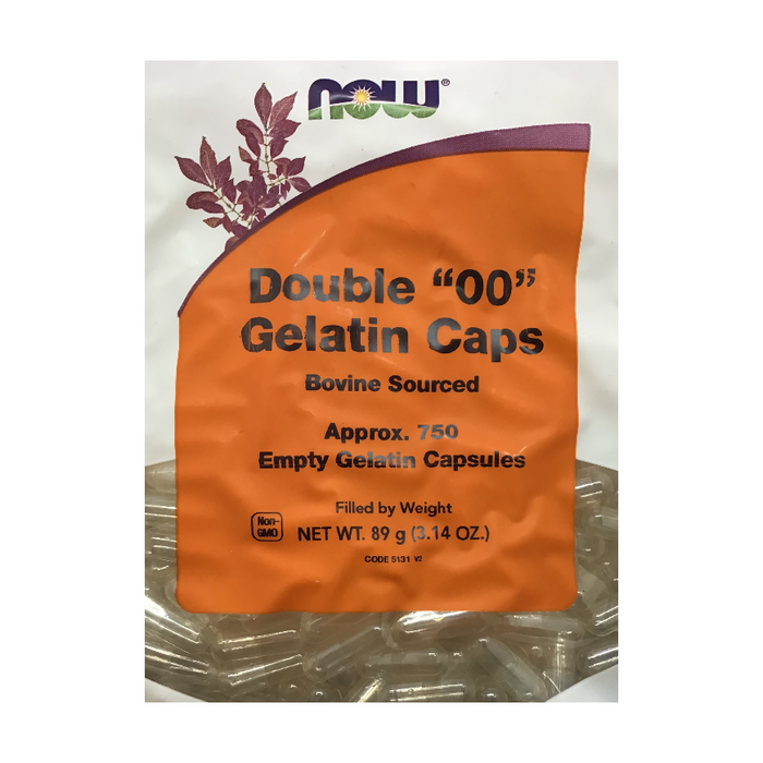 Double "00" Empty Gelatin Capsules Now Foods