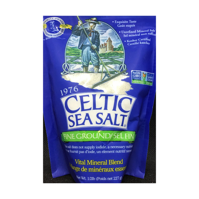 Fine Ground Celtic Sea Salt 1/2lb
