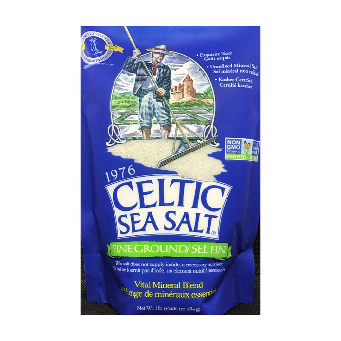 Fine Ground Celtic Sea Salt 1lb