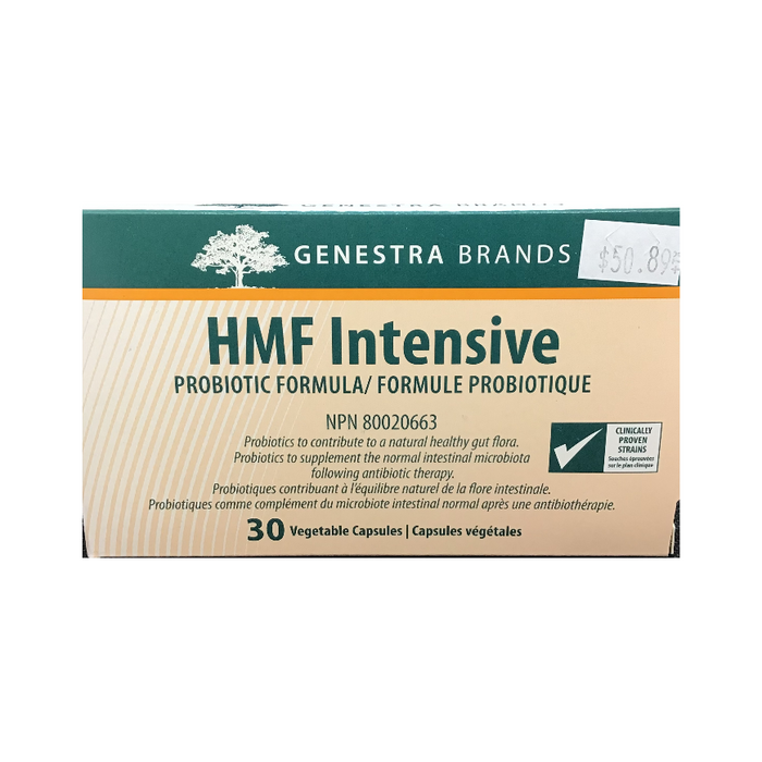 HMF Intensive Probiotic Formula 30 Capsules Genestra Brands