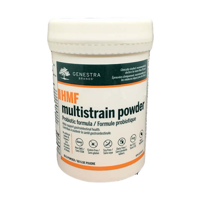 HMF Multistrain Powder Probiotic Formula 60g Genestra Brands