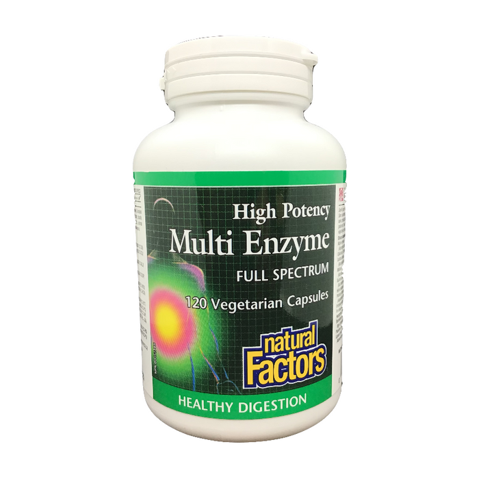 Multi Enzyme Full Spectrum 120 Capsules Natural Factors