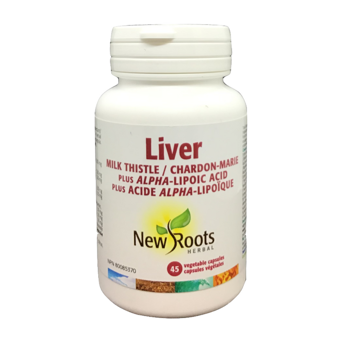 Liver Milk Thistle + ALA New Roots Herbal