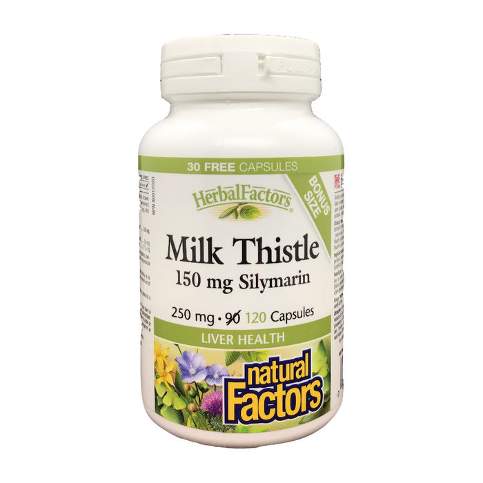 Milk Thistle 150mg 120 Capsules Bonus Pack