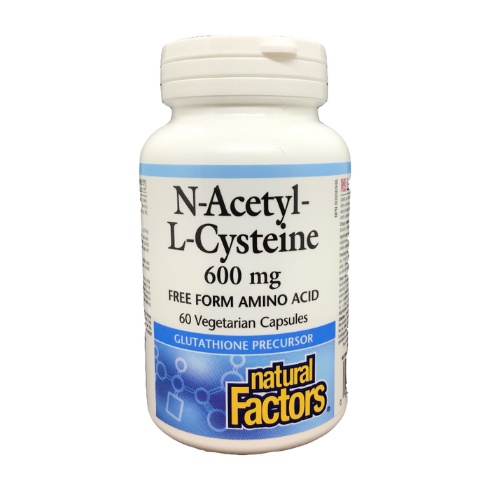 N-Acetyl-L-Cysteine 600mg 60 Caps