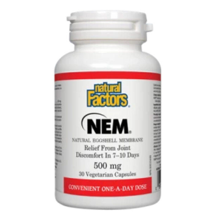 NEM (Natural Eggshell Membrane) 500mg 30 Capsules Natural Factors