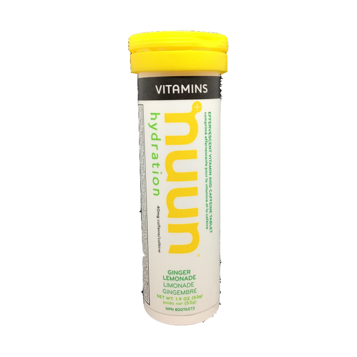 Nuun Hydration with Caffeine Ginger Lemonade Flavour