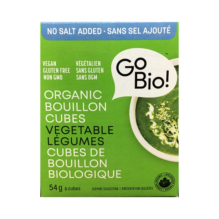 Organic Vegetable Bouillon Cubes 6 Cubes Go Bio!