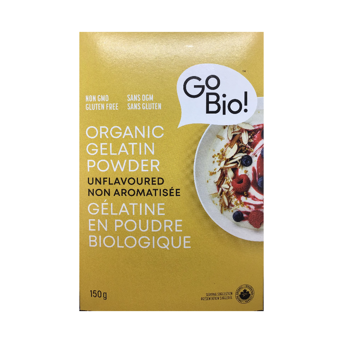 Organic Unflavoured Gelatin Powder 150g Go Bio!