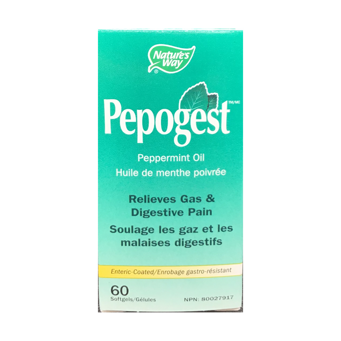 Pepogest Peppermint Oil 60 Softgels Nature's Way