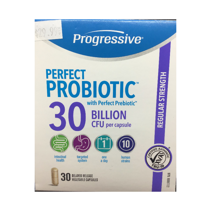 Perfect Probiotic (30 Billion) 30 Capsules Progressive