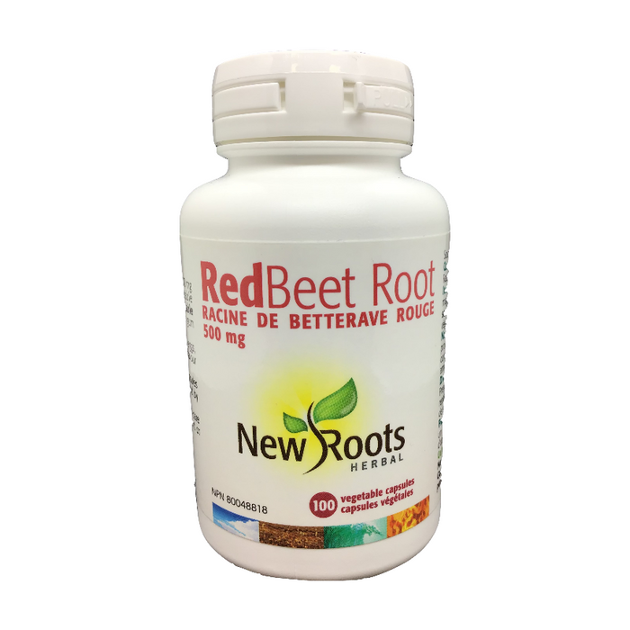 Red Beet Root 100 Capsules New Roots Herbal