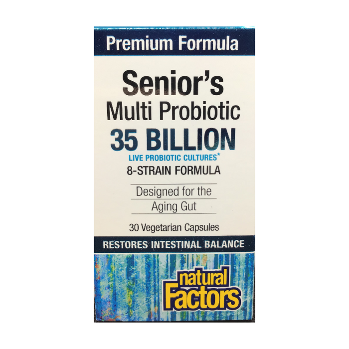 Senior's Multi Probiotic 30 Capsules Natural Factors